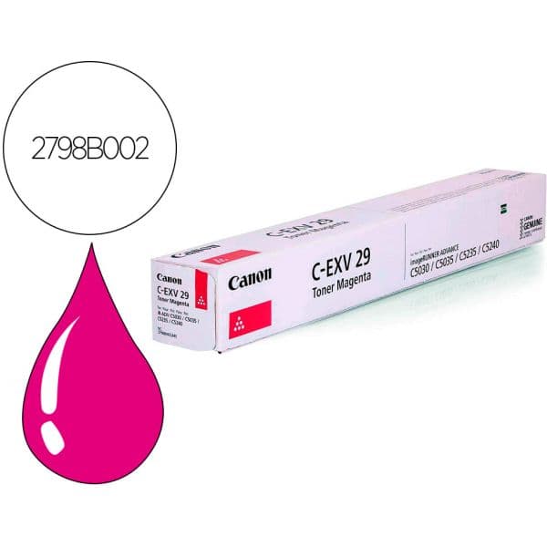 Tinteiro Canon EXV29M 2798B002 Magenta