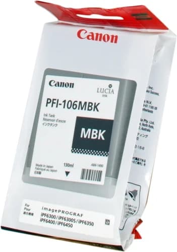 Tinteiro Canon PFI-106 MBK - 6620B001