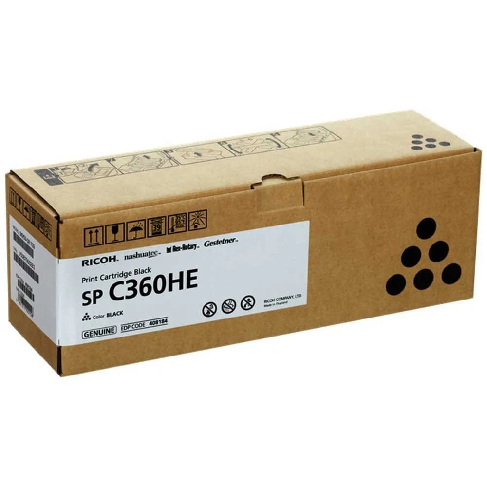 RICOH Toner SP C360HE Preto 7.000 p. 4961311920158