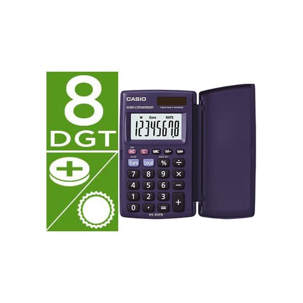 Calculadora Casio de Bolso HS8VER