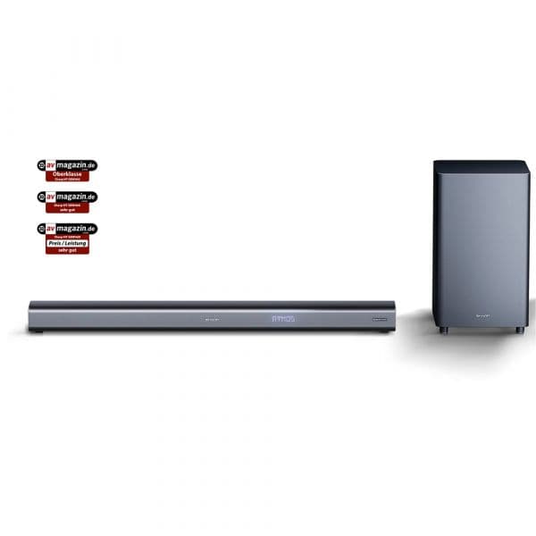 Soundbar Sharp 3.1 Dolby Atmos com Subwoofer Wireless 440W HT-SBW460