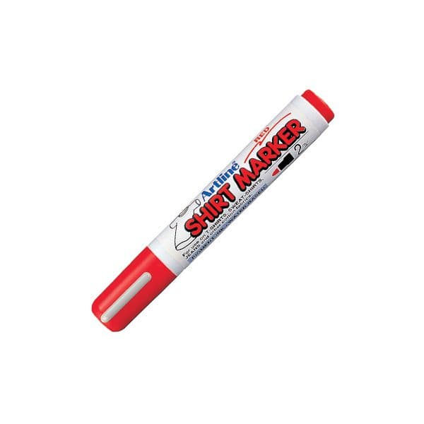 Artline Marcador Tecidos ShirtMarker EKT 2mm Vermelho 4 Un.