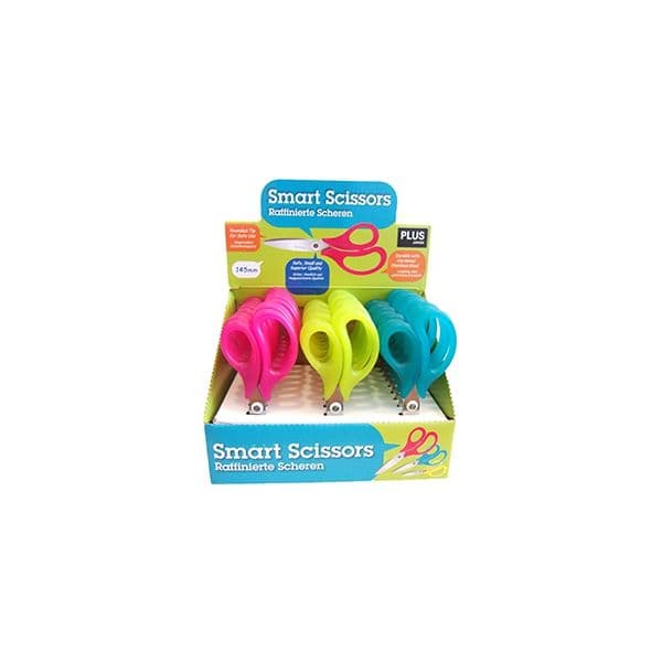 Plus Office Expositor Tesouras 14,5cm Cores Sortidas 24 Unidades SC-145P