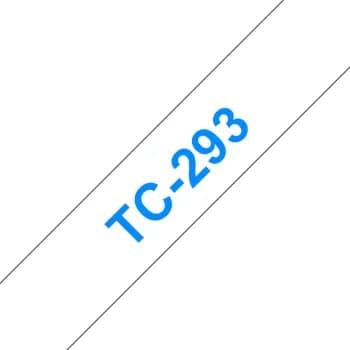 Fita Laminada 9mmx7,7mts Branco/Azul