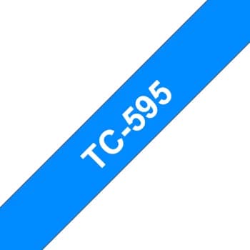 Fita Laminada 9mmx7,7mts Azul/Branco