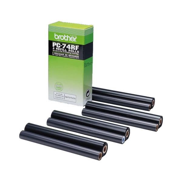 Tinteiro Brother Rolo de Transferência Térmica PC74RF - Pack 4x