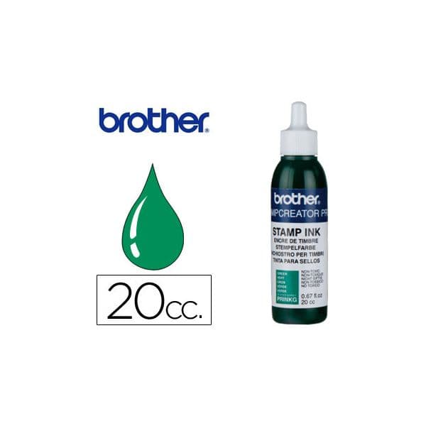 Brother - Recarga de tinta - 1 x verde - para StampCreator PRO SC-2000 PRO SC-2000USB - PRINKG