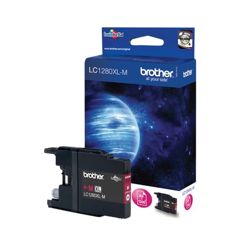 Brother LC1280XLM tinteiro 1 unidade(s) Original Magenta - LC1280XLM