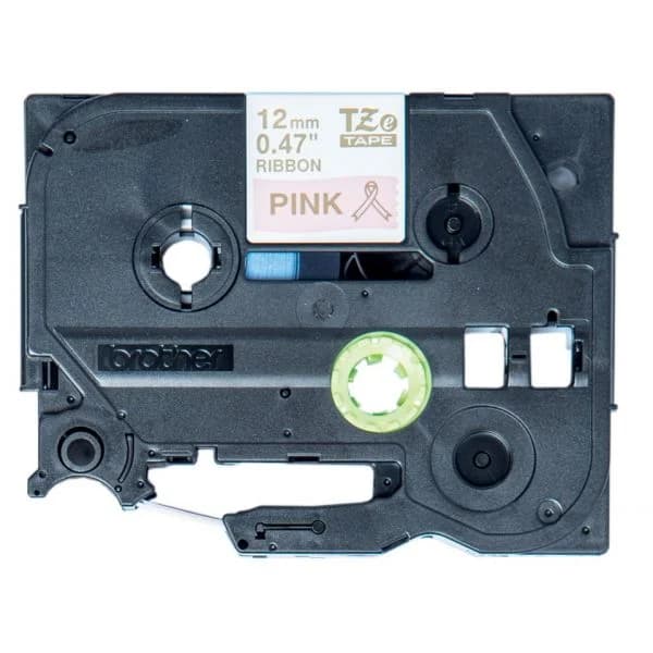 Brother P-touch Fita Etiquetagem TZeRE34, Rolo 12 mm X 4 M, Dourado em Rosa