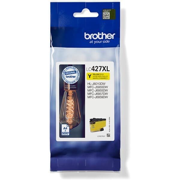 Tinteiro Brother LC427XL Amarelo