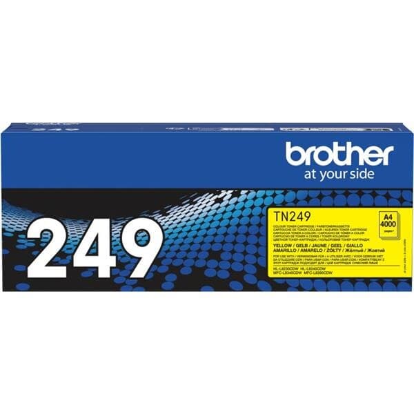 Brother Toner TN-249Y Amarelo 4000 Pág. - BROTN249Y