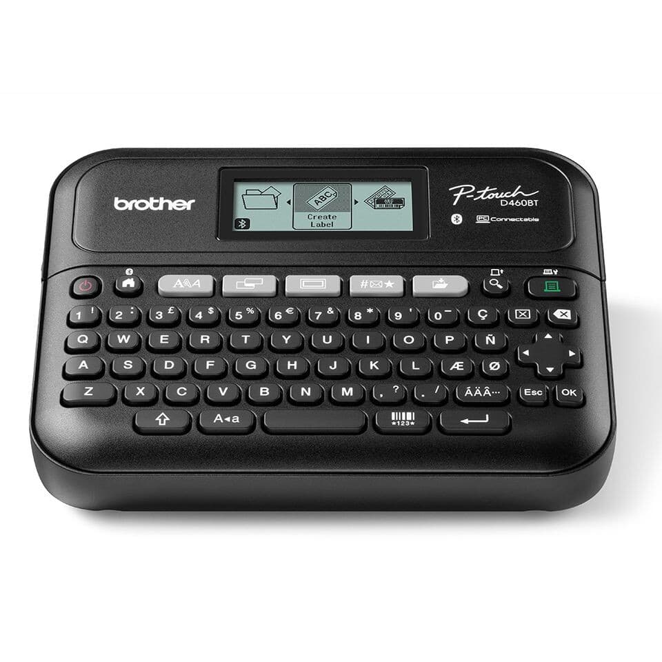 brother Máquina Etiquetadora PT-D460BTVP, 30 mm/seg., Preto unidade - 788559