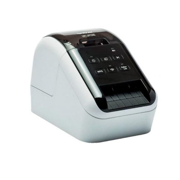 Brother QL-810WC impressora de etiquetas Acionamento térmico direto Cor 300 x 600 DPI 176 mm/seg Com fios e sem fios Ethernet LAN DK Wi-Fi