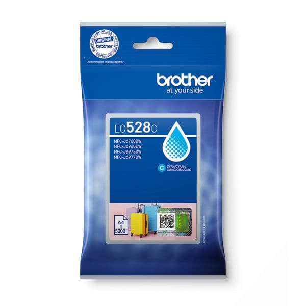 Tinteiro Brother Cartucho de Tinta LC-528C Ciano XXL