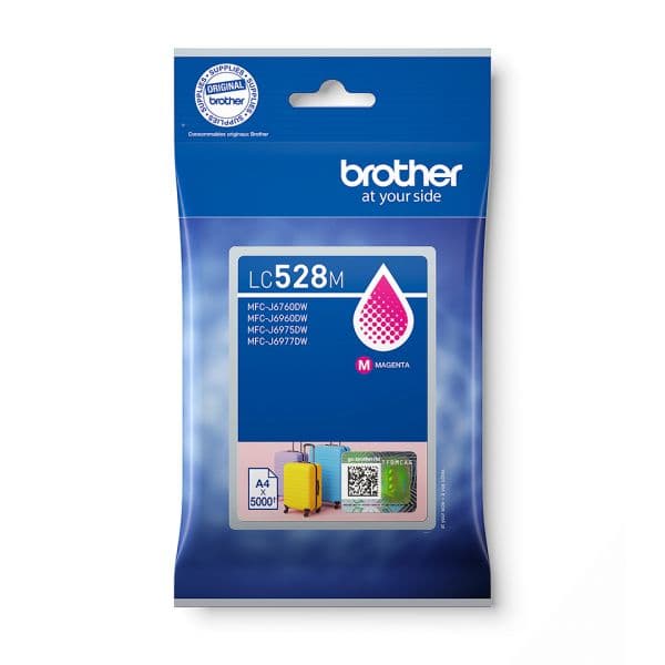 Tinteiro Brother Cartucho de Tinta LC-528M Magenta XXL