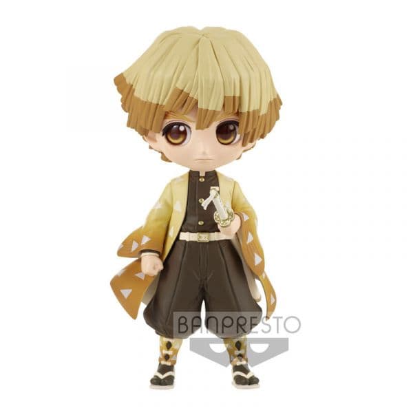 Banpresto Figura Zenitsu Agatsuma Demon Slayer Kimetsu No Yaiba Q Posket Ver.b 14cm