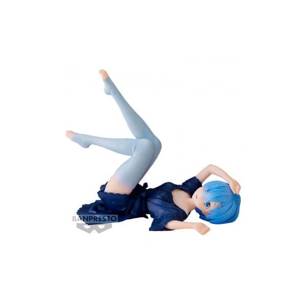 Banpresto Roupão Figure Rem Relax Time Re:Zero Começando a Vida em Outro Mundo 10cm