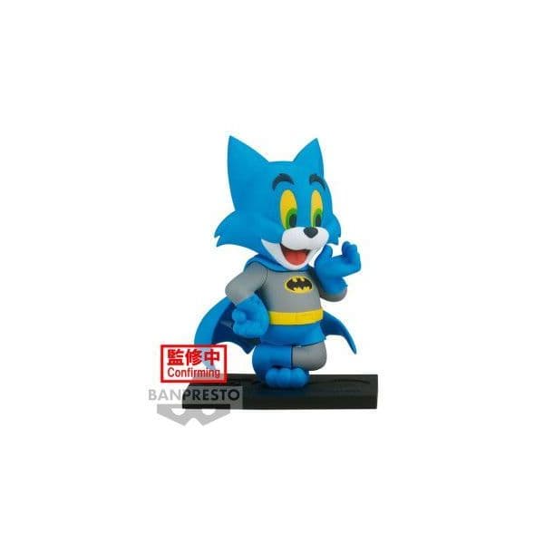 Banpresto Figura Tom Batman 100º Aniversário Warner Bros Tom e Jerry 8cm