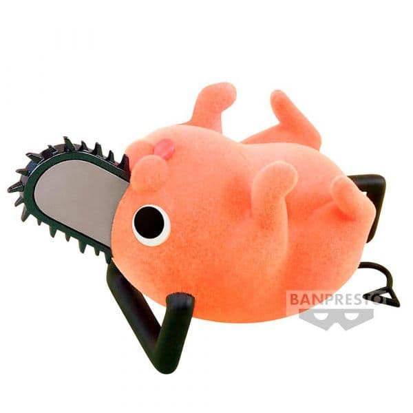 Banpresto Pochita Chainsaw Man Fluffy Puffy 7 Cm Figure Laranja Ver B
