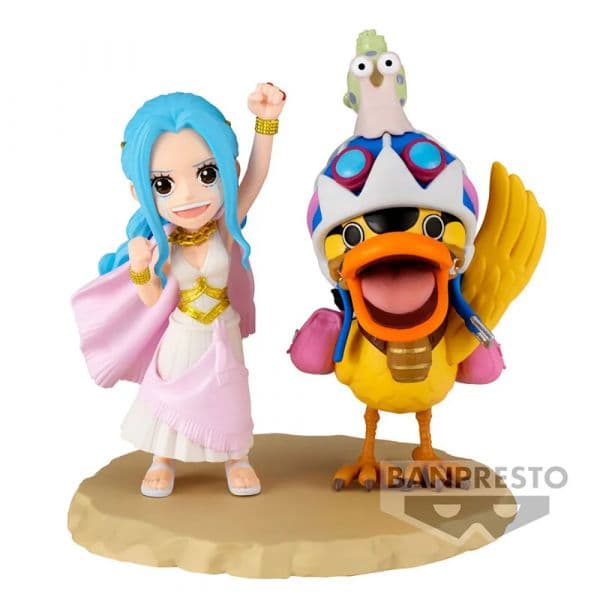 Banpresto WCF Log Stories - One Piece - Nefertari Vivi & Karoo 7 cm