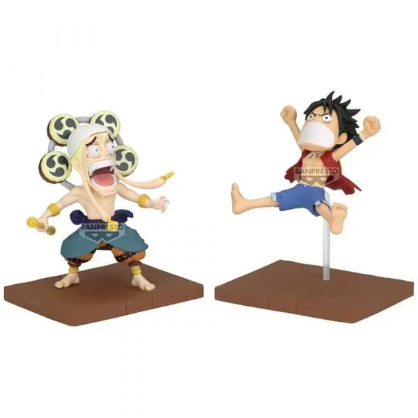 Banpresto World Collectable: One Piece - Monkey D Luffy & Enel 7cm/8cm - BP89838P