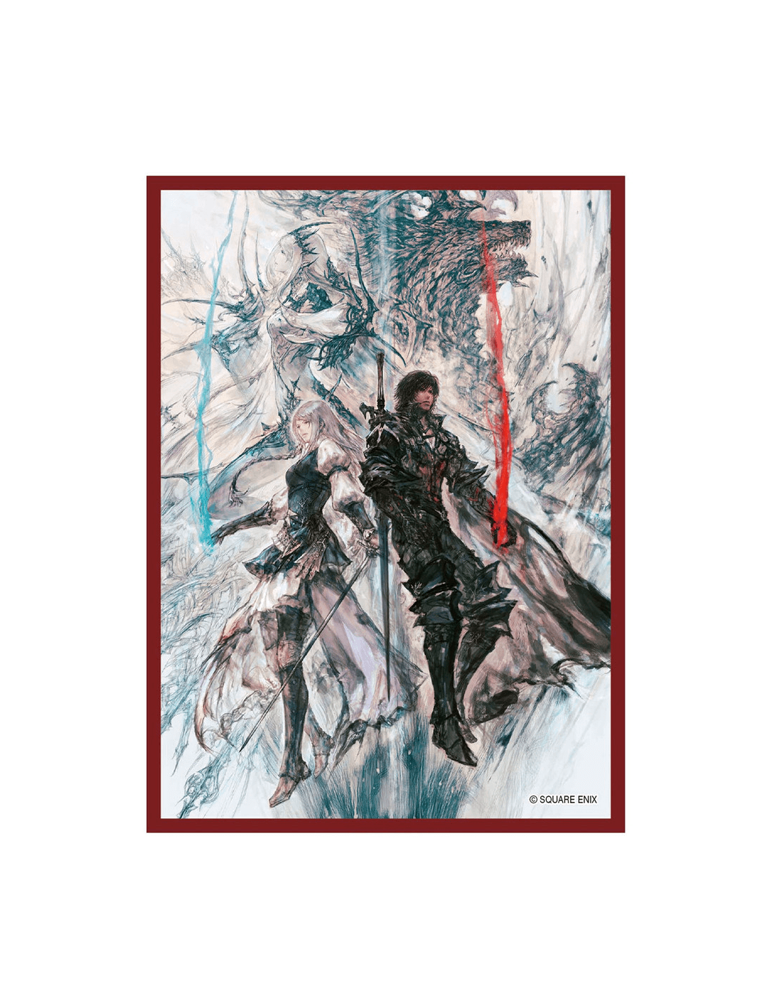 Final Fantasy TCG Supplies Sleeves FIERY HEART (100)