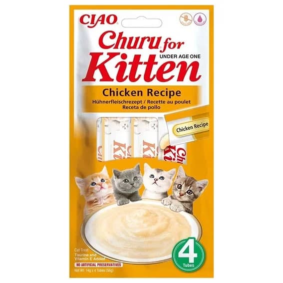 Inaba Churu Snack Líquido Frango 4x14g