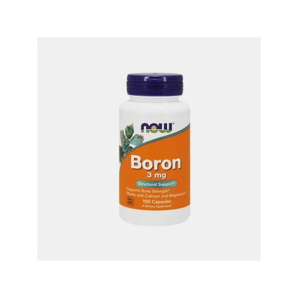 Now Boron 3mg 100 Cápsulas