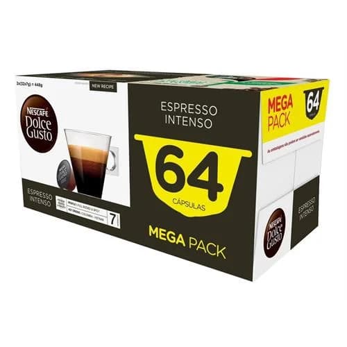 Nescafé Dolce Gusto Espresso Intenso - 64 Cápsulas