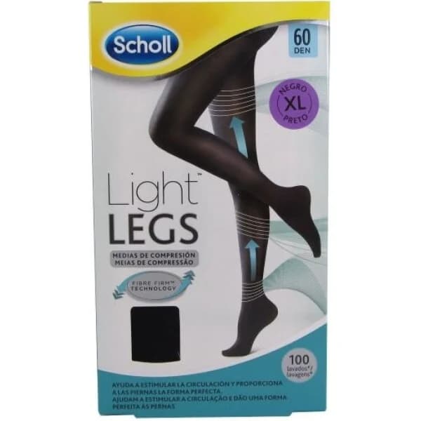 Dr. Scholl Light Legs Collant Compressão 60Den Preto XL