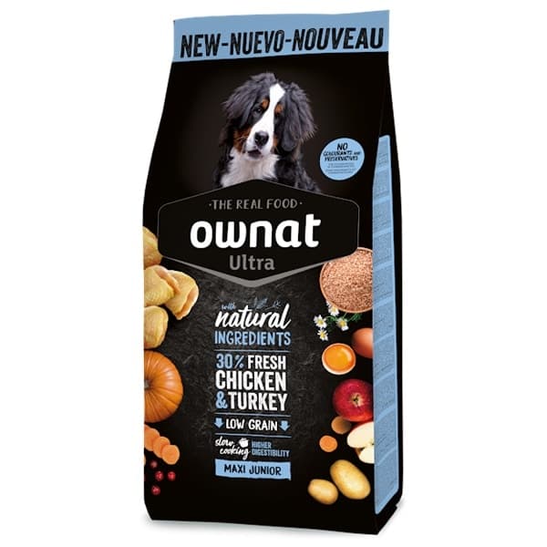 Ownat Ultra Cão Maxi Júnior - 3 kg Cotecnica - ParAnimais