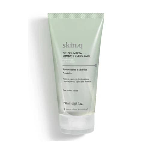 Quem Disse Berenice Skin.Q Gel Limpeza Combate a Oleosidade 150ml