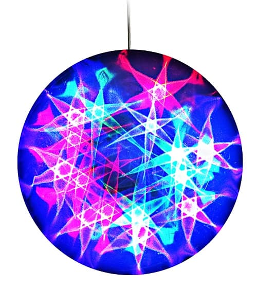 Bola de Efeitos 3D Estrelas 30cm