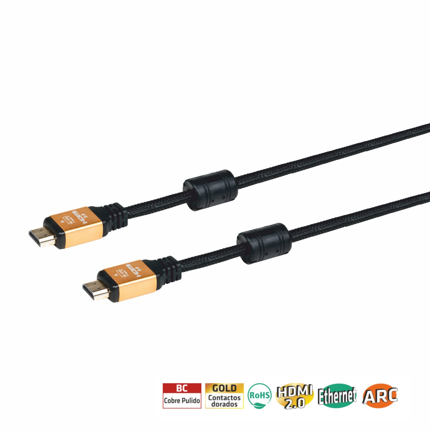 Cabo HDMI Macho / Macho 10m – Metal