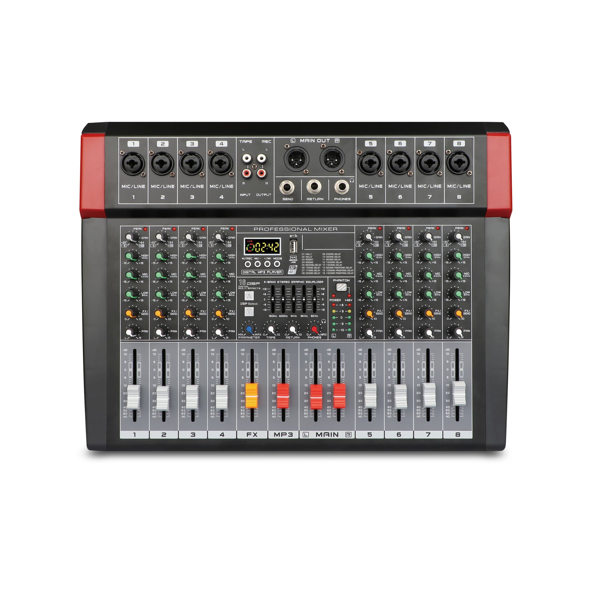 Mesa Mistura 10 Canais DSP c/ USB