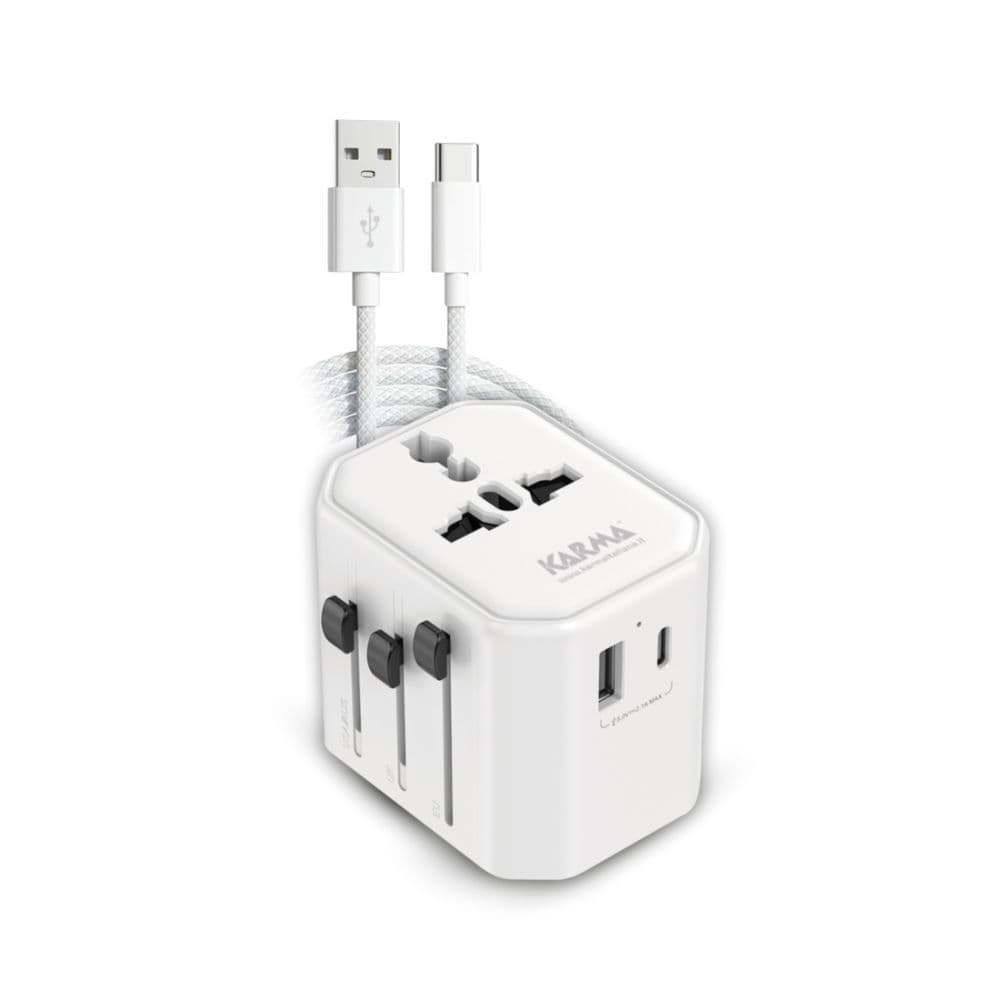 Adaptador de Alimentação para Viagem c/ USB – Kit Universal