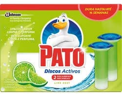 bloco pato sanitário discos activos recarga lima 2x36ml