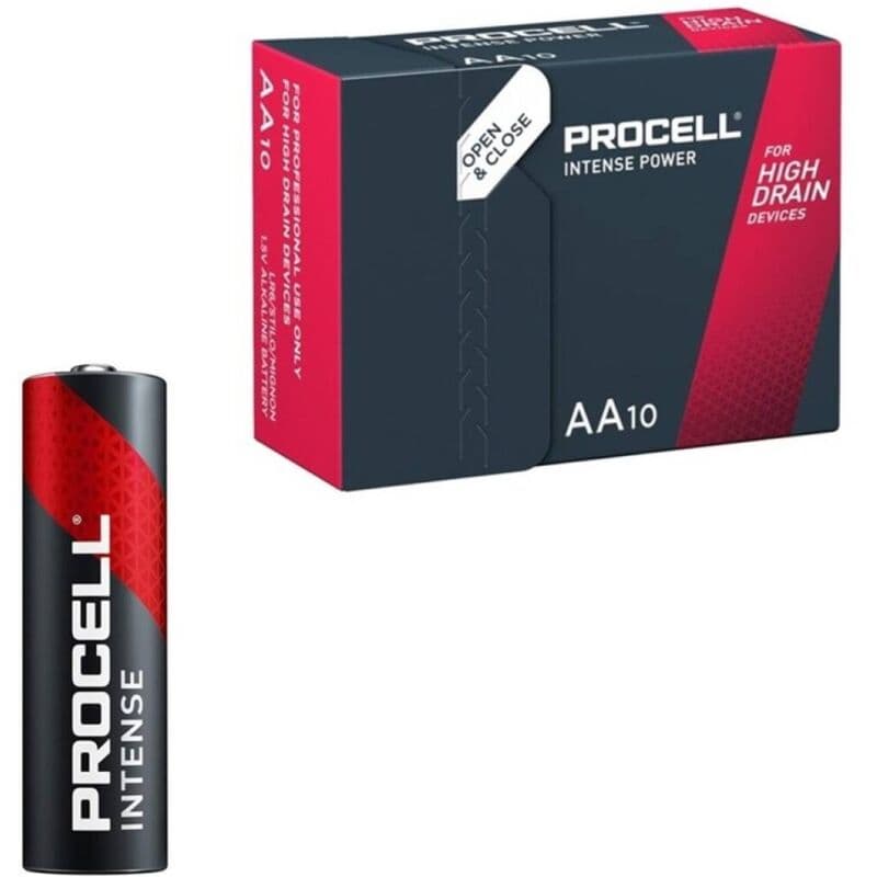 Duracell Procell Intense Power Alcalina AA LR6 1.5V Caixa com 10
