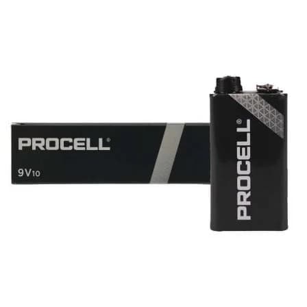 Bateria DURACELL Procell Alkaline Intense Power 9V / Preto