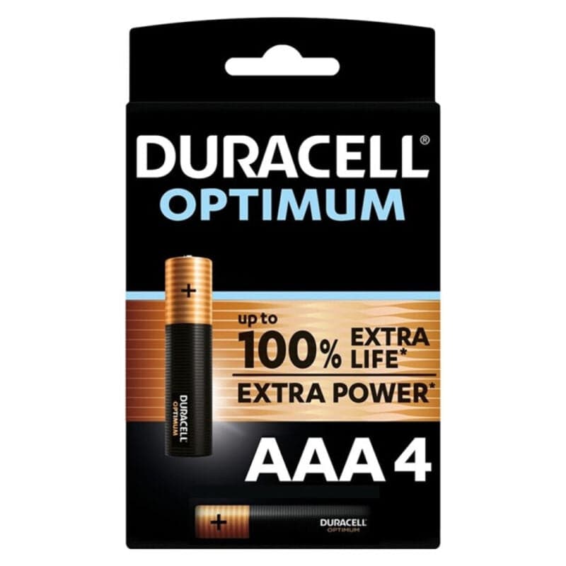 Duracell Pilha Optimum AAA LR03 4 Un.