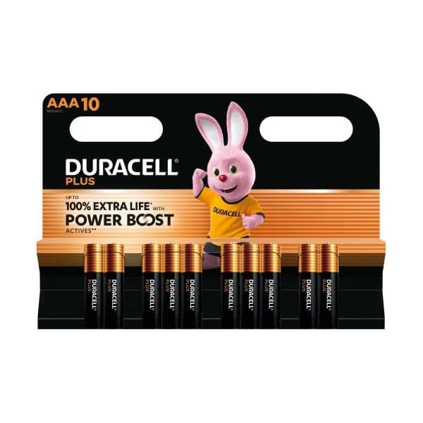 Duracell Plus Power Boost AAA 10 Unidades