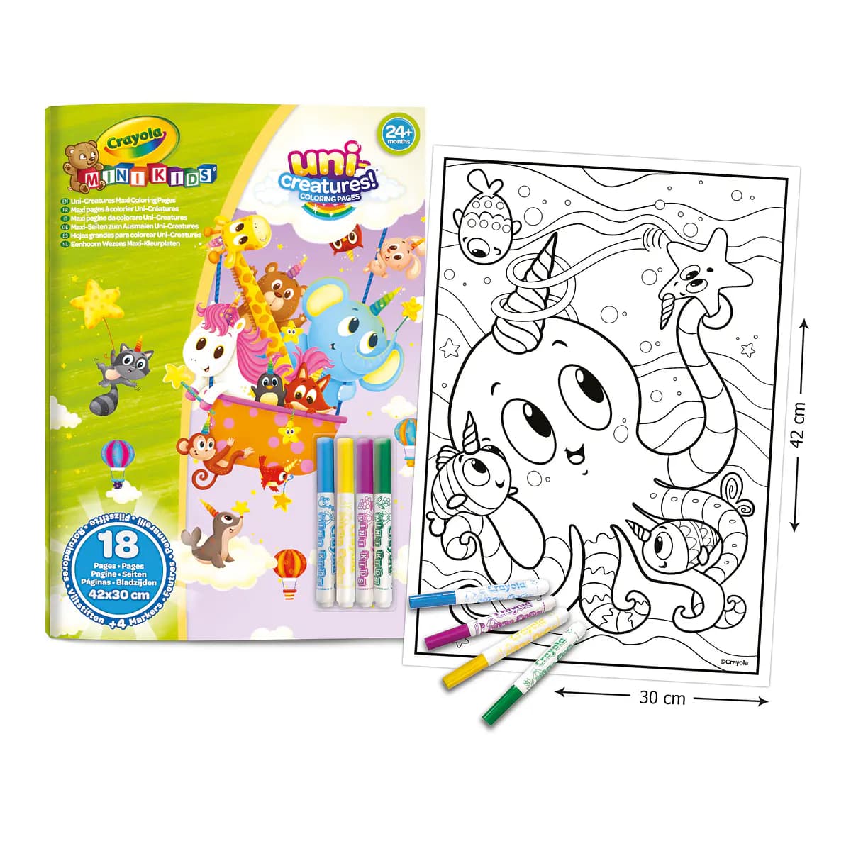 Crayola Mini Kids Coloring Pages
