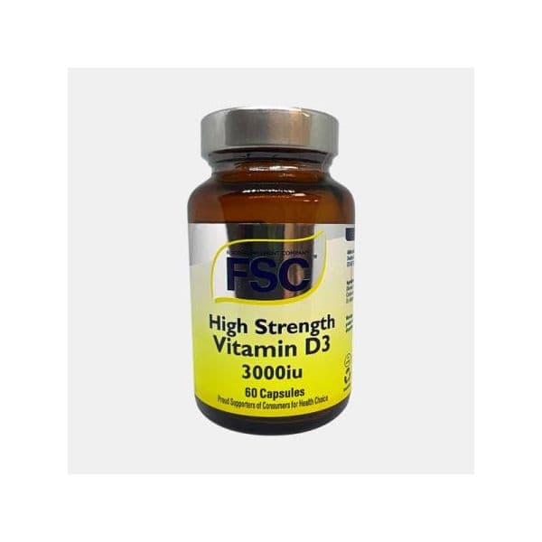 FSC Vitamina D3 3000mg 60 Cápsulas