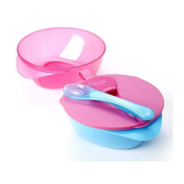 Tommee Tippee Explora Taça Colher e Tampa Menina - 44676641