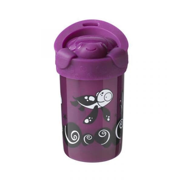 Tommee Tippee Copo Anti Queda com Tampa +18m Violeta
