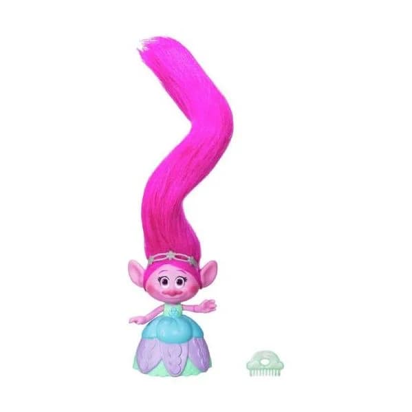 Hasbro Trolls Mini Figura Poppy Cabeleira Luminosa