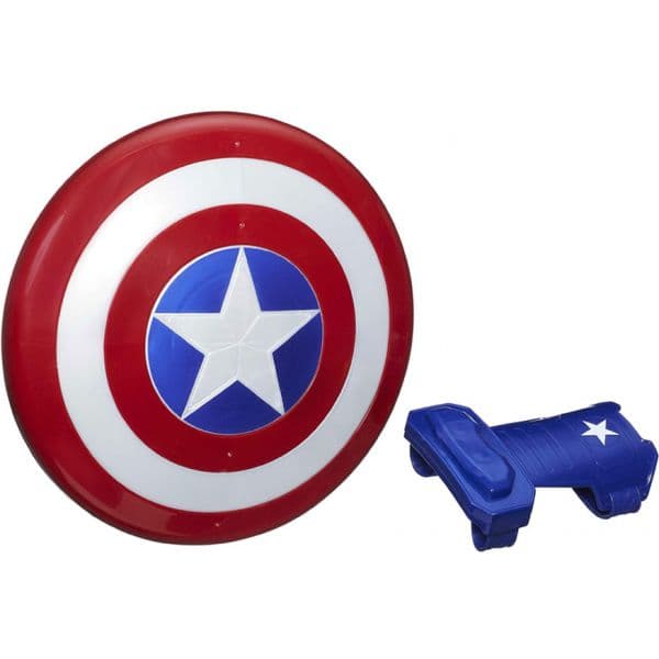 Hasbro Os Vingadores - Capitão América Escudo e Luva Magnética