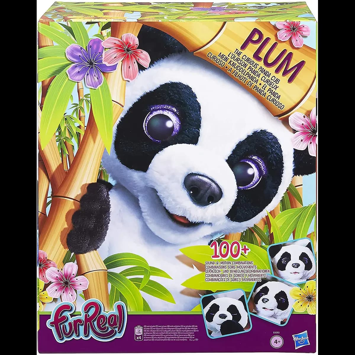Plum Filhote de Panda Curioso