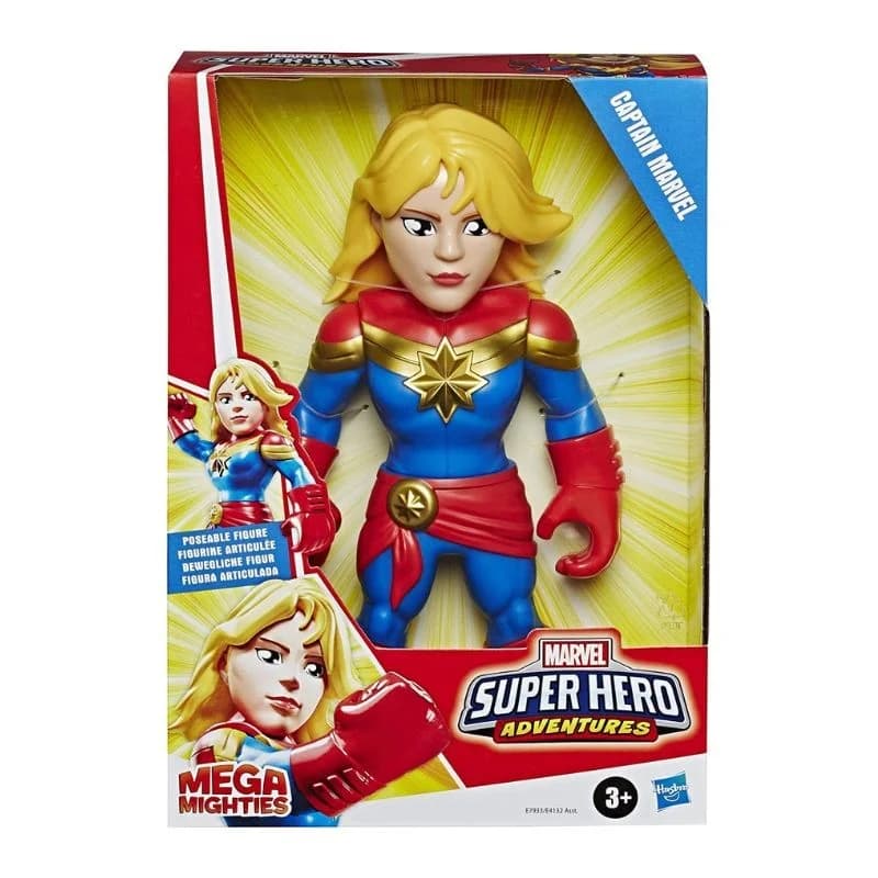 Hasbro Marvel Figuras Mega Mighties Capitã Marvel