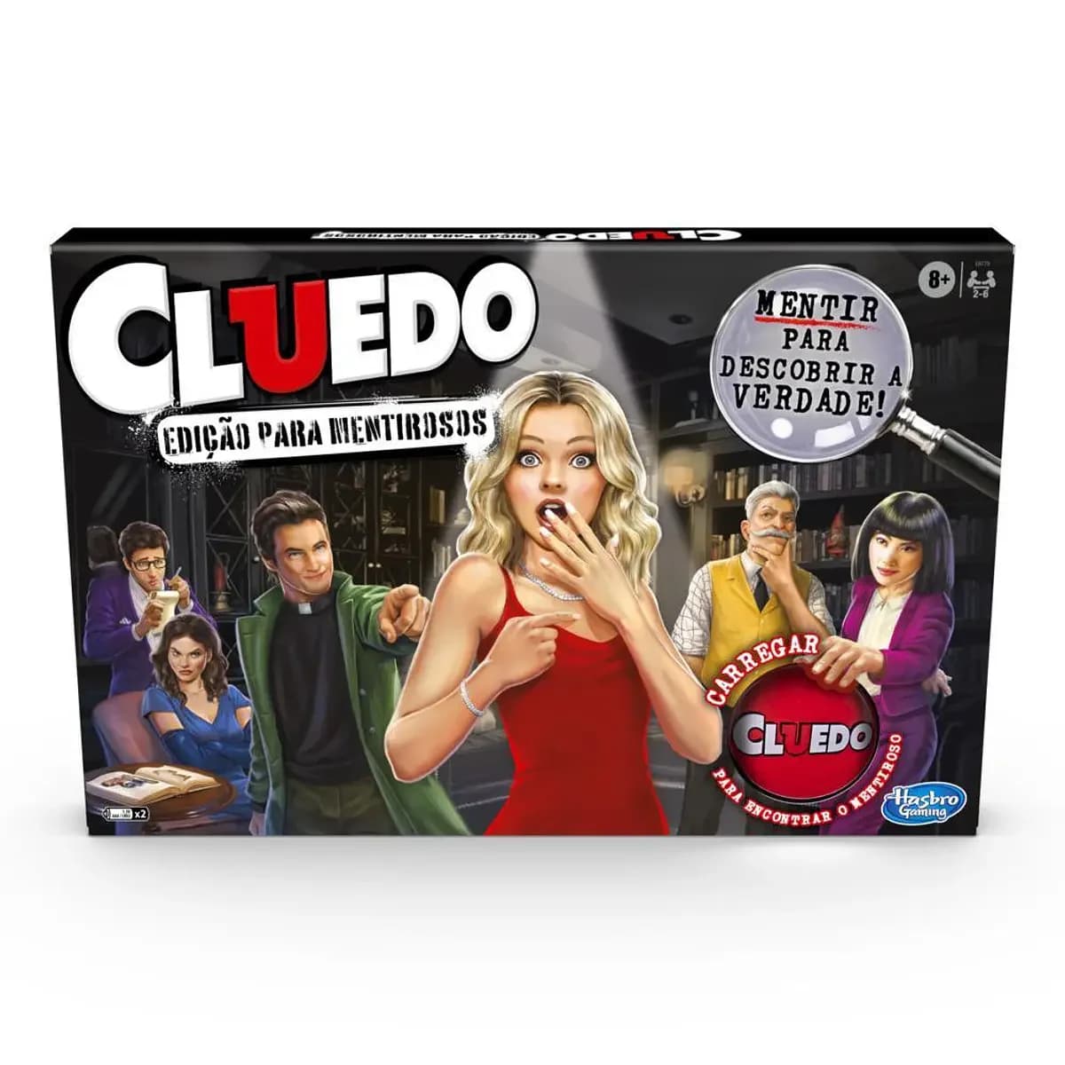 Hasbro Jogo Tabuleiro Cluedo Mentiroso